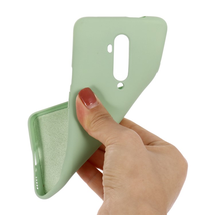 Caso De Silicone Líquido Para OnePlus 7T Pró - Verde-3