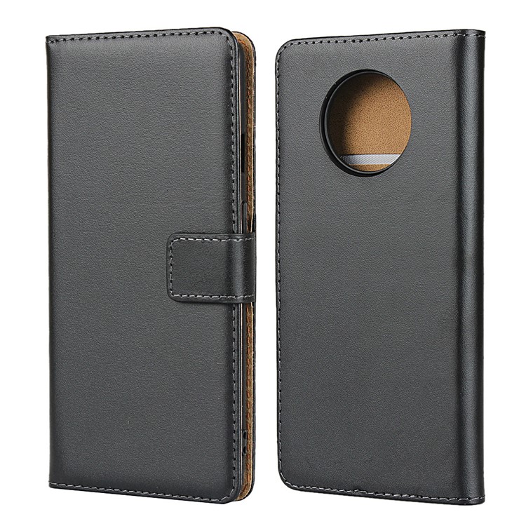 Genuine Leather Wallet Stand Cell Phone Cover for OnePlus 7T-2