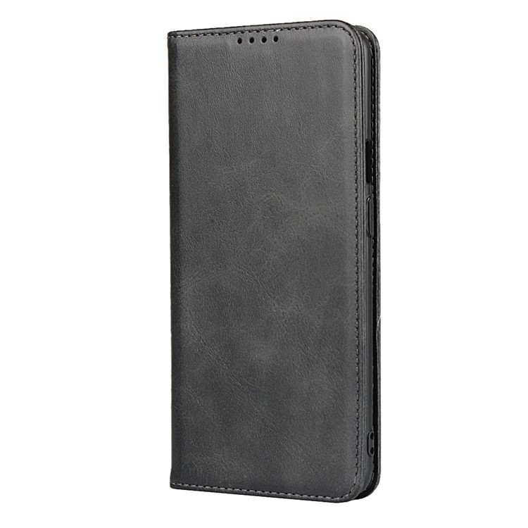 Couro Caixa De Telefone Estande Carteira Absorvida Automaticamente Para OnePlus 7T Pro - Preto-2