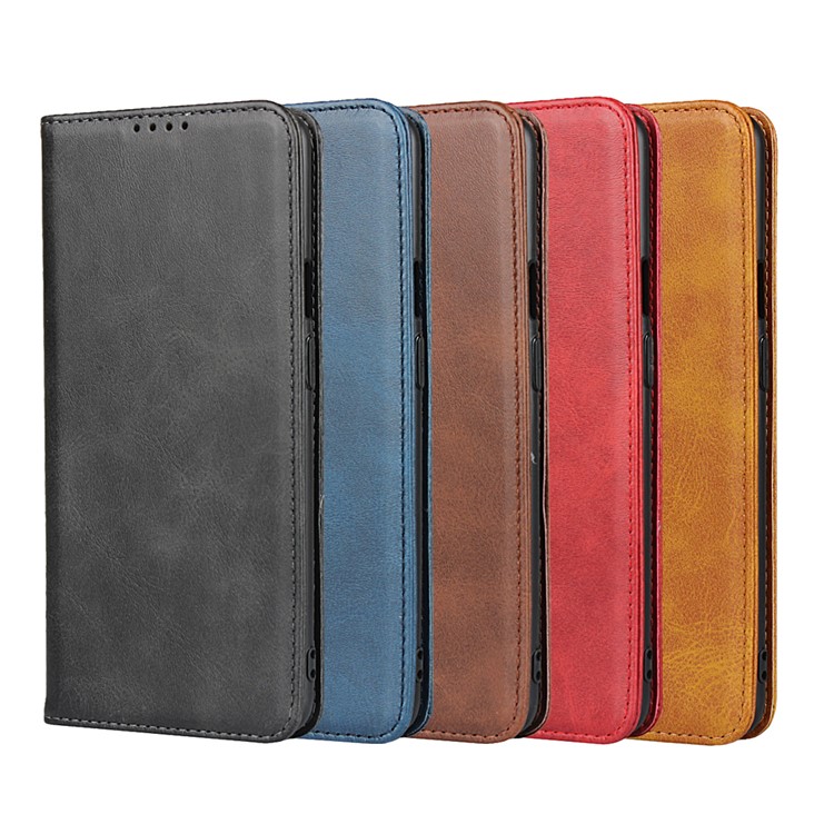 Couro Caixa De Telefone Estande Carteira Absorvida Automaticamente Para OnePlus 7T Pro - Preto-8