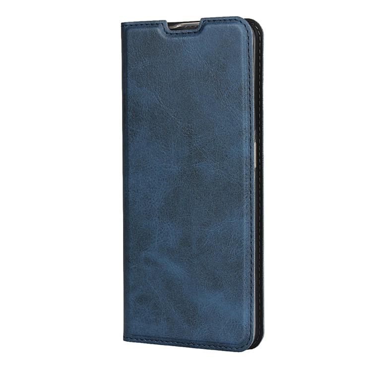 TPU + PU Shell Caso Estande De Couro Com Alça Para OnePlus 7T Pro - Azul-3