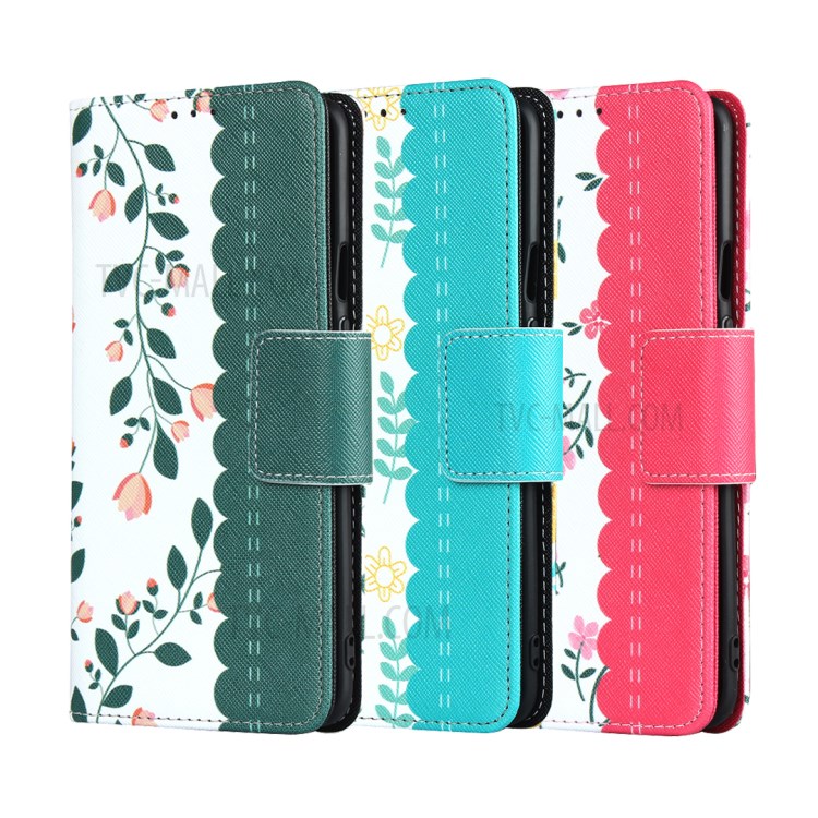 Pattern Printing PU Leather Wallet Phone Case with Strap for OnePlus 7T Pro - Rose-9