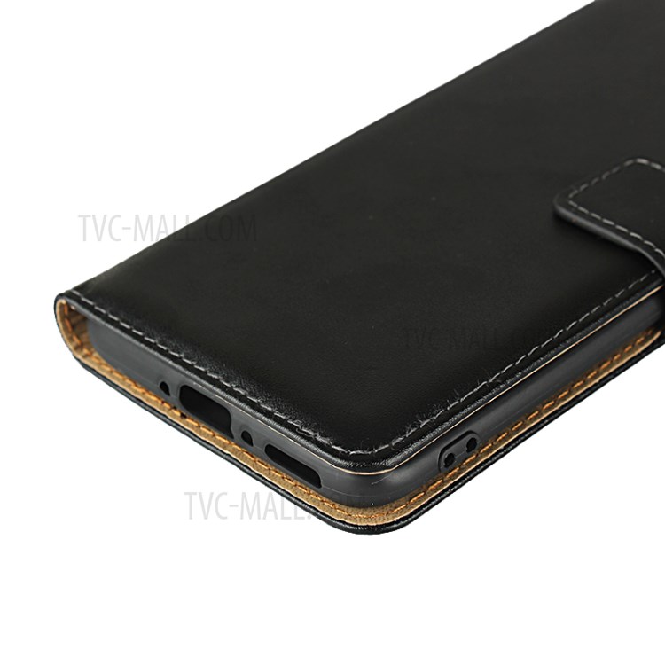 Genuine Leather Shell with Stand Wallet Protective Case for OnePlus 7T Pro-10