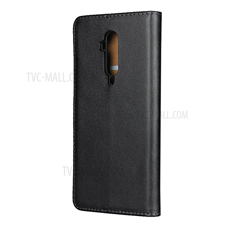 Genuine Leather Shell with Stand Wallet Protective Case for OnePlus 7T Pro-4