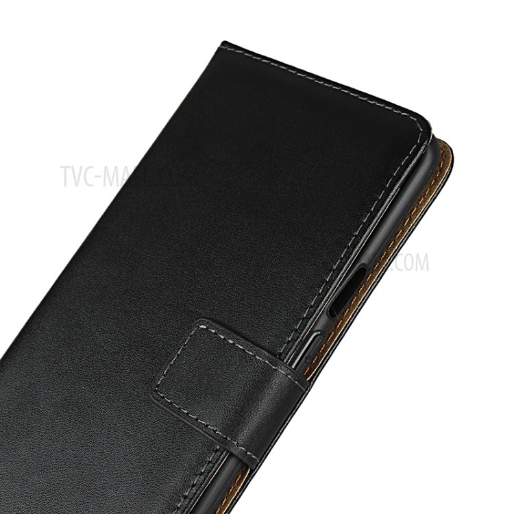 Genuine Leather Shell with Stand Wallet Protective Case for OnePlus 7T Pro-8