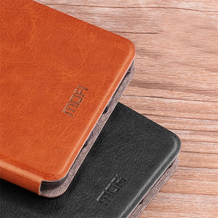 MOFI Rui Series Flip Leather Stand Case for OnePlus 5 - Black-2