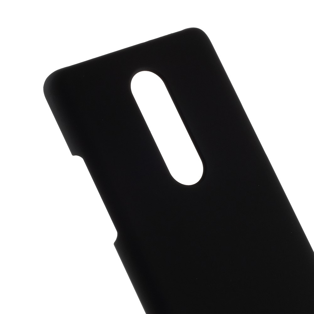 Case de Teléfonos Móviles de Plástico de Goma Para OnePlus 8 - Negro