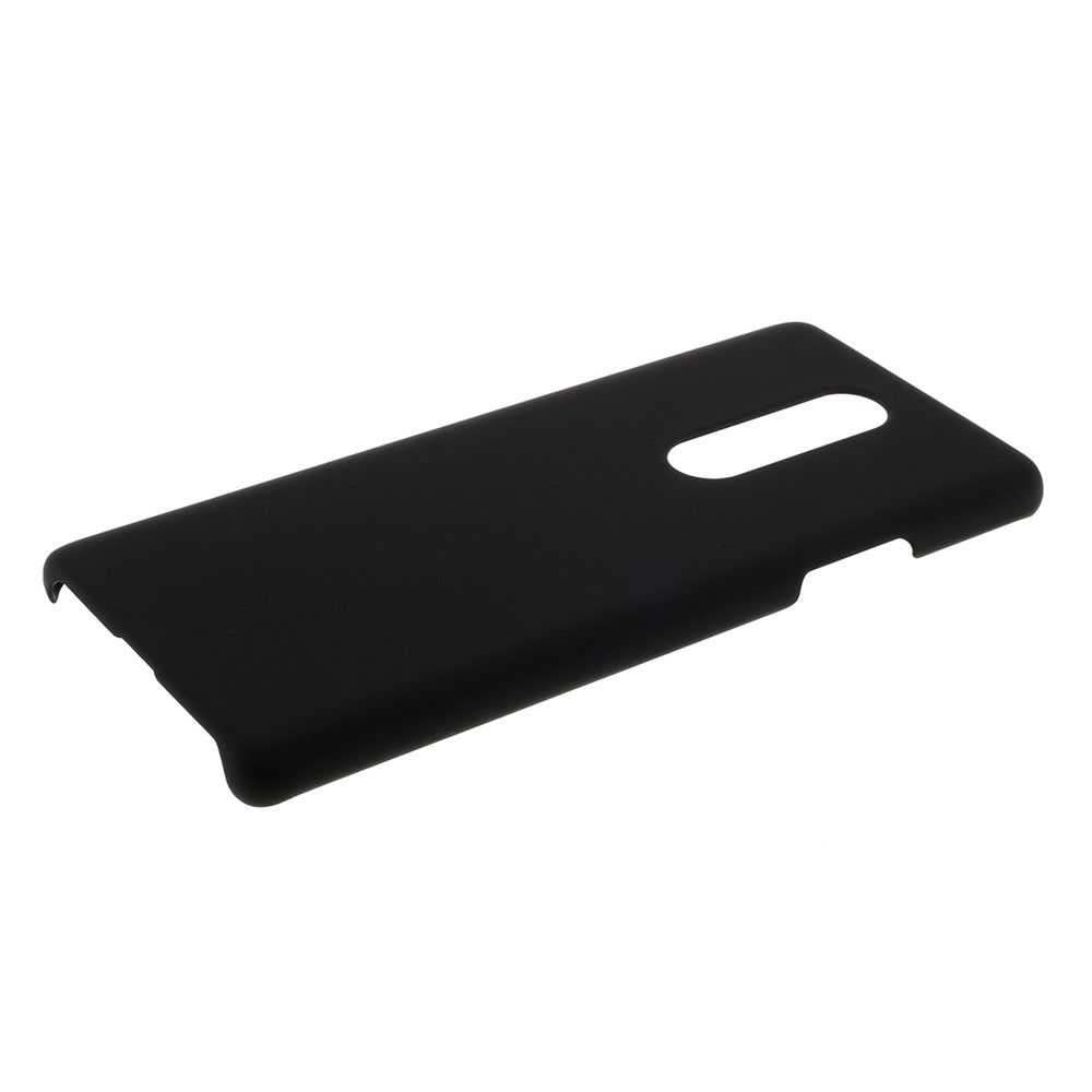 Étui de Téléphone Mobile en Plastique Caoutchouté Pour OnePlus 8 - le Noir