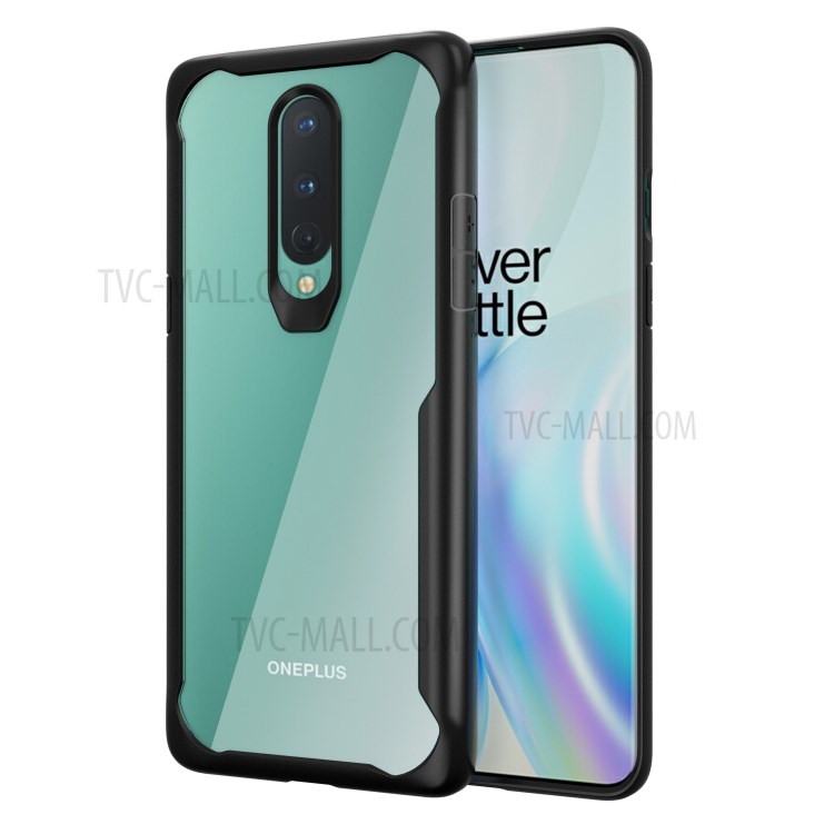 Shockproof PC + TPU Combo Case Accessory for OnePlus 8 - Black-4