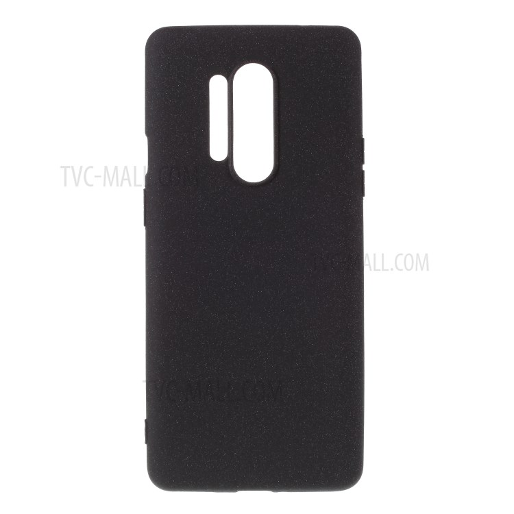 Dupla Face Shell Telefone TPU Fosco Para OnePlus 8 Pro - Preto-1