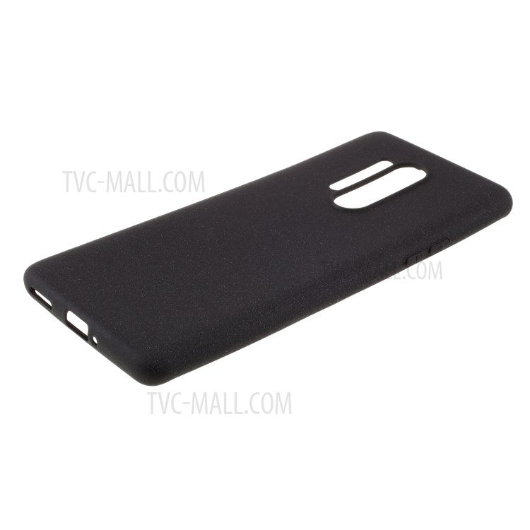 Dupla Face Shell Telefone TPU Fosco Para OnePlus 8 Pro - Preto-5