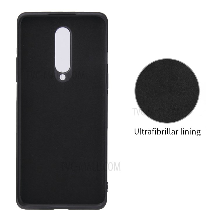 Anneau Béquille PU Cas De TPU Revêtu De Cuir Pour OnePlus 8 Intégré Dans La Feuille De Métal Magnétique - Texture En Fibres De Carbone-7