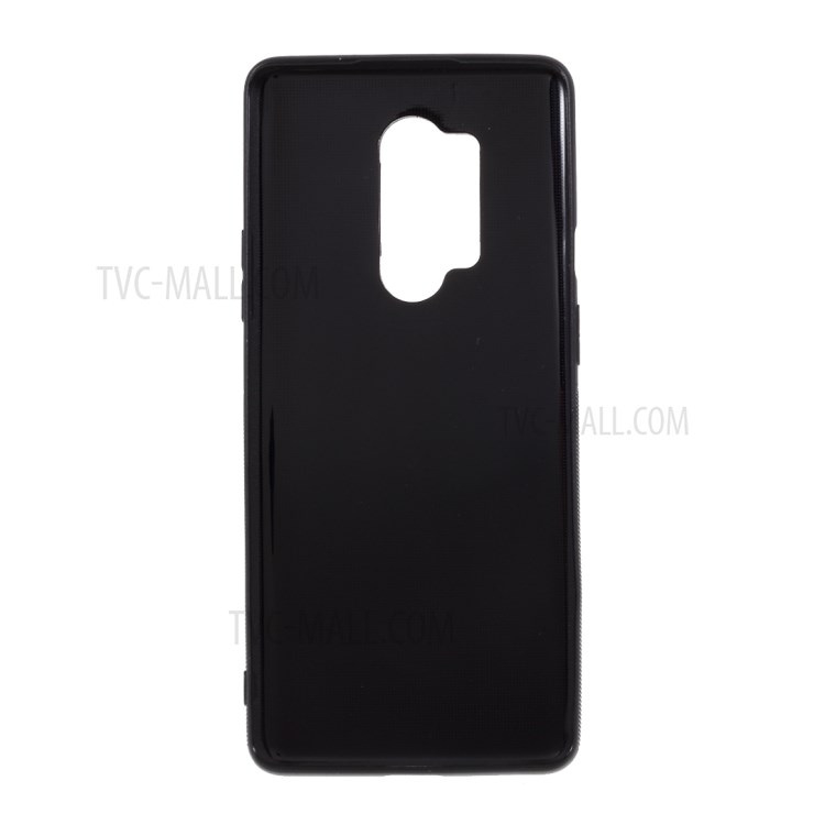 Escudo Caso TPU De Fibra De Carbono Para OnePlus 8 Pró - Preto-3