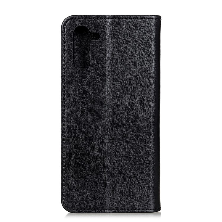 Auto-absorbed Crazy Horse Texture Leather Cover for OnePlus Nord - Black-2