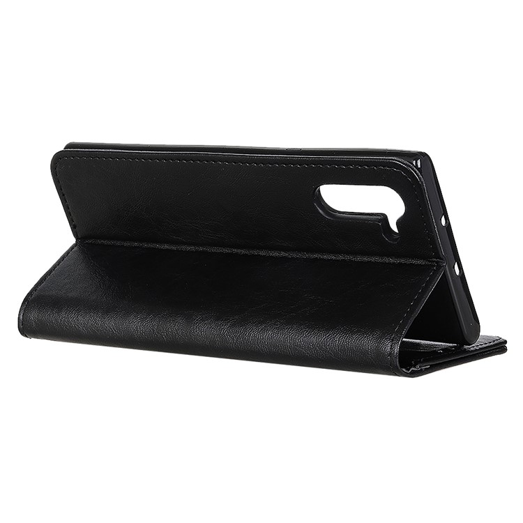 Auto-absorbed Crazy Horse Texture Leather Cover for OnePlus Nord - Black-3