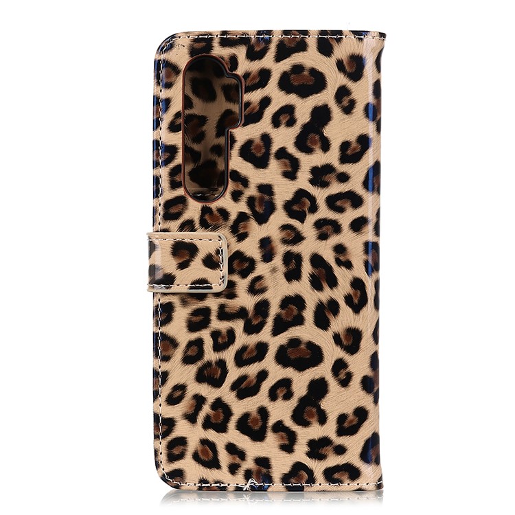 Leoparden Textur PU Leder Brieftaschenstand Cover Für OnePlus Nord-2