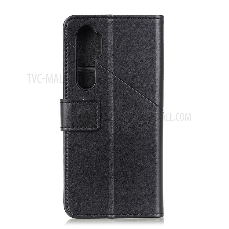 Wallet Leather Cover with Stand Phone Case for OnePlus Nord - Black-2