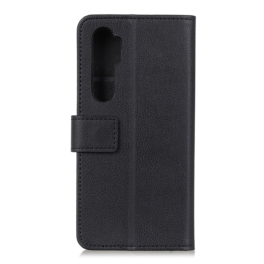 PU Leather Wallet Stand Phone Shell for OnePlus Nord - Black-2