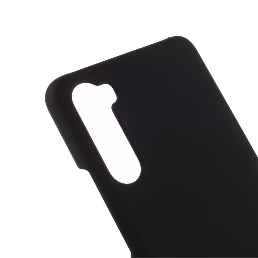 Rubberized Hard PC Back Phone Case for OnePlus Nord - Black-4