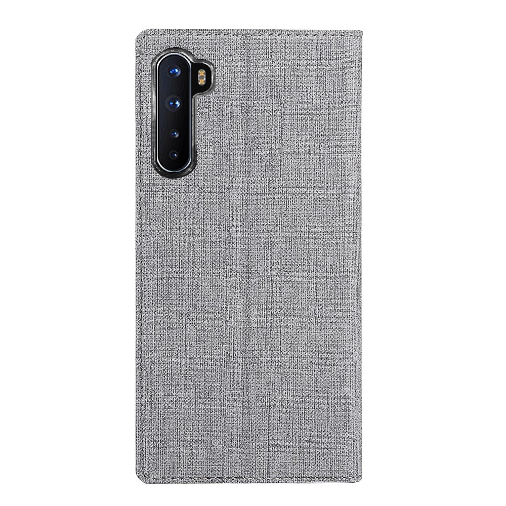 Vili DMX Cross Texture Leather Stand Shell Case Para OnePlus Nord/Z/8 Nord 5G - Gris-7