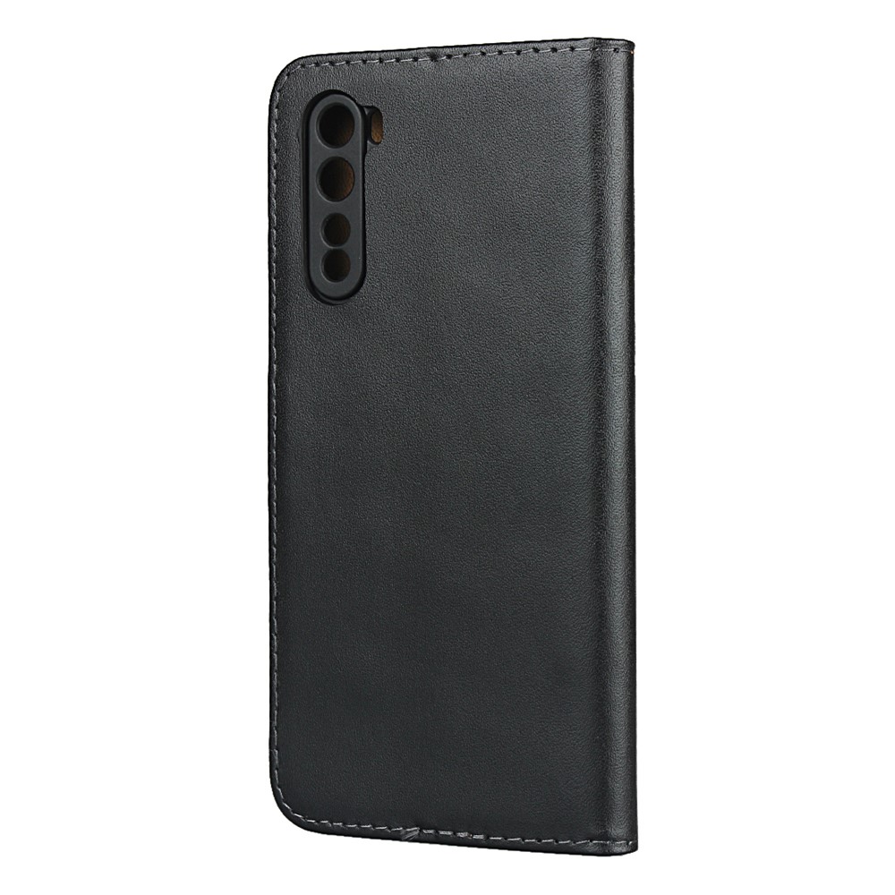 Genuine Leather Stand Wallet Case Accessory for OnePlus Nord-4