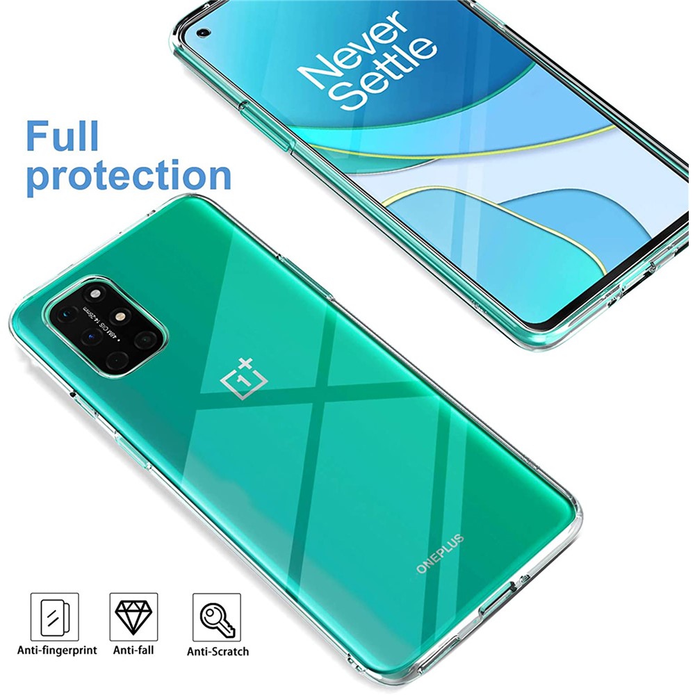 Soft TPU Case for OnePlus 8T Shell with Tempered Glass Screen Film-2