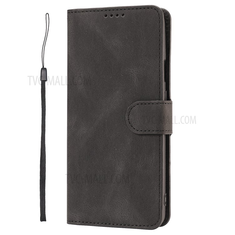 Matte TPU + PU Leather Phone Protective Shell for OnePlus Nord - Black-3