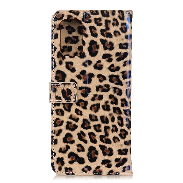 Custodia a Pattern Leopardo Per Una Guscio in Pelle di OnePlus 8T