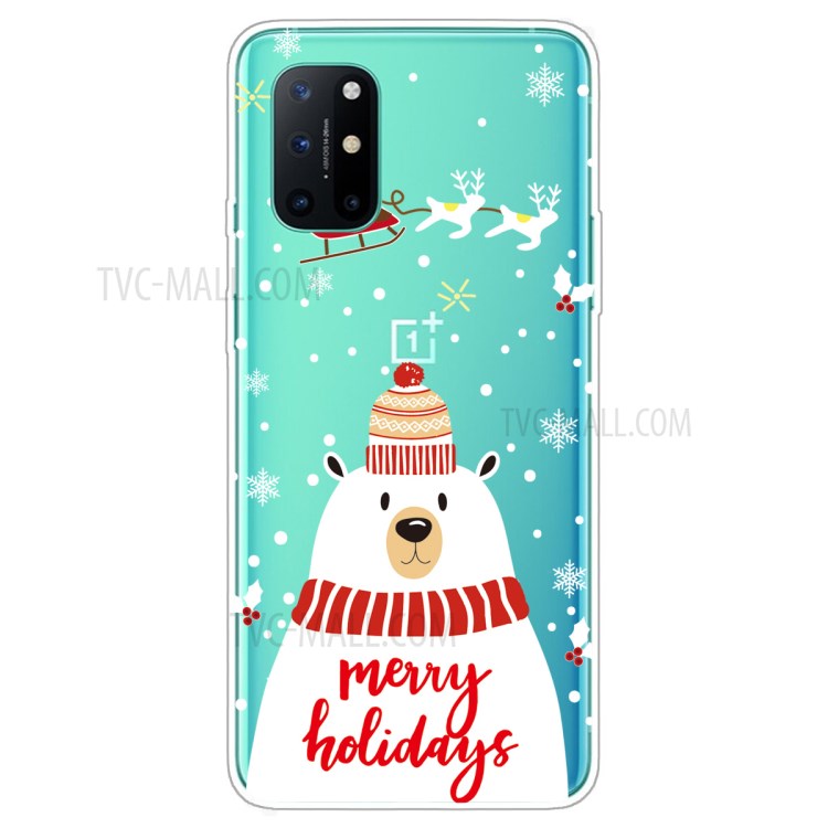 Christmas Series Pattern Printing TPU Phone Case for OnePlus 8T - Style A-1