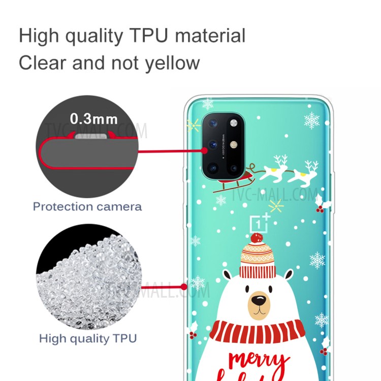 Christmas Series Pattern Printing TPU Phone Case for OnePlus 8T - Style A-3