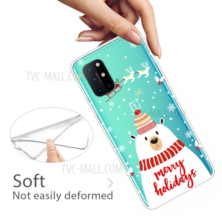 Christmas Series Pattern Printing TPU Phone Case for OnePlus 8T - Style A-4