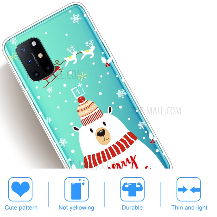 Christmas Series Pattern Printing TPU Phone Case for OnePlus 8T - Style A-5