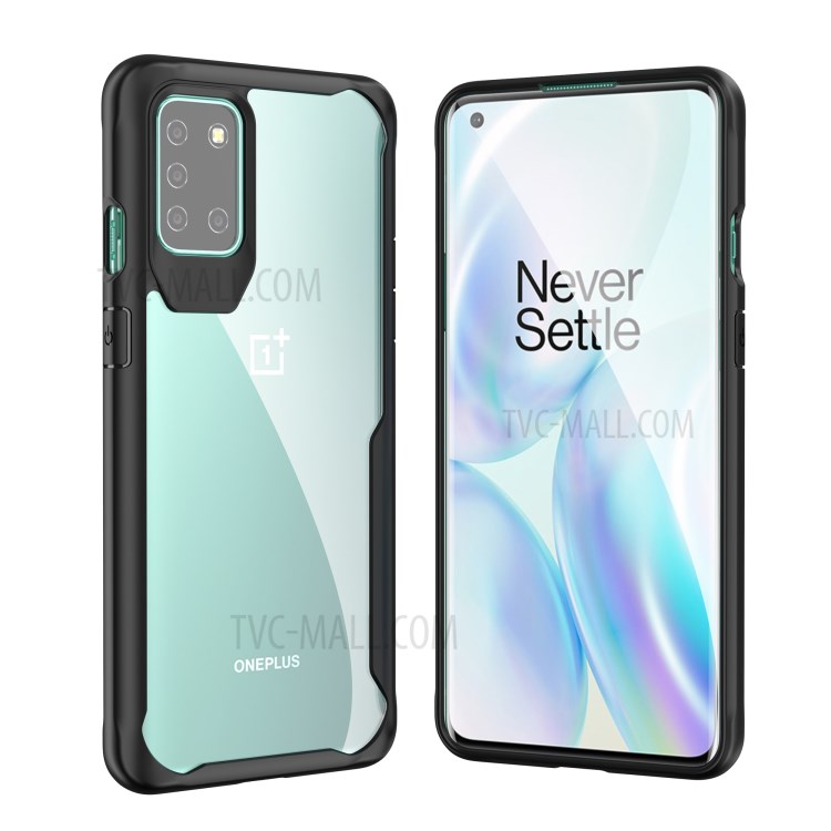 Shock Absorption PC + TPU Combo Case for OnePlus 8T Cover - Black-5