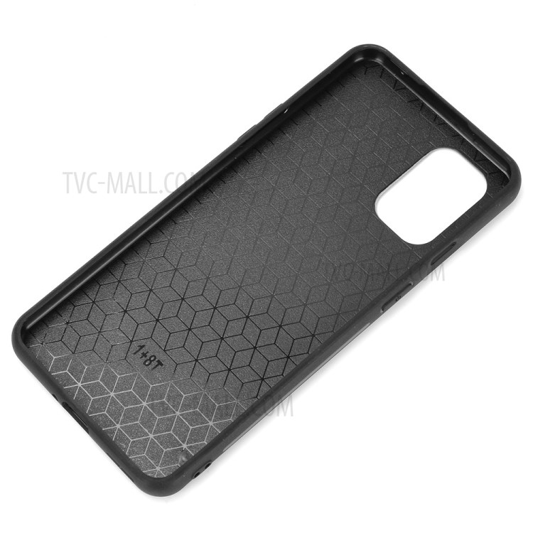 PU Leather Coated PC + TPU Hybrid Case for OnePlus 8T - Black-4