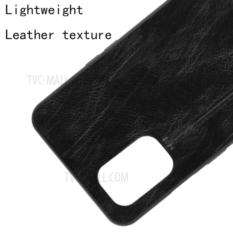 PU Leather Coated PC + TPU Hybrid Case for OnePlus 8T - Black-5