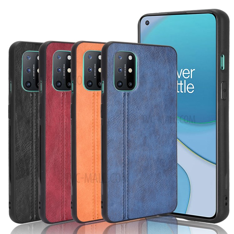PU Leather Coated PC + TPU Hybrid Case for OnePlus 8T - Black-7