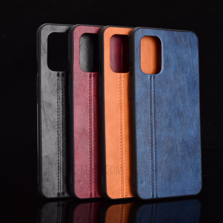 PU Leather Coated PC + TPU Hybrid Case for OnePlus 8T - Black-9