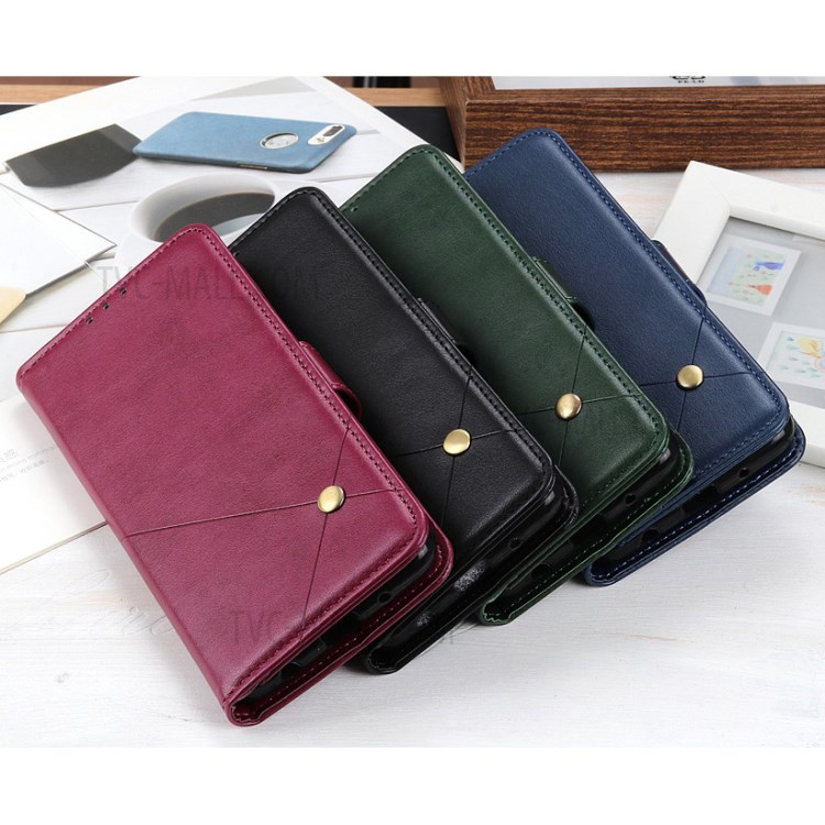 Cell Phone TPU + PU Leather Cover Shell with Card Slots and Cash Pocket for OnePlus 8T - Black-10