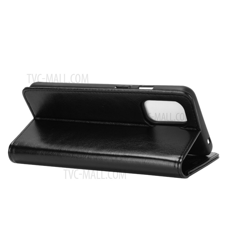 Crazy Horse Texture Leather Wallet Cell Phone Protective Case for OnePlus 8T - Black-6