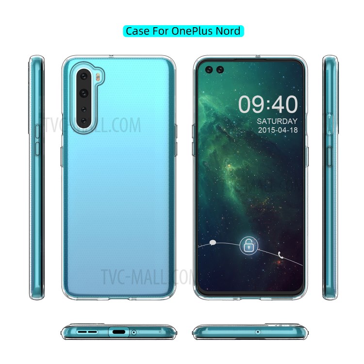 Ultra Thin 0.5mm See-Through Clear TPU Cover for OnePlus Nord Protective Case-6