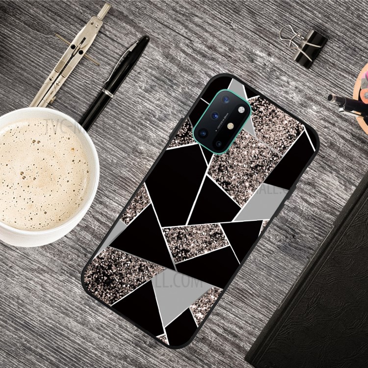 Marble Pattern Matte TPU Cover for OnePlus 8T - Style A-2