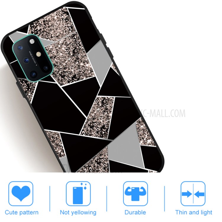 Marble Pattern Matte TPU Cover for OnePlus 8T - Style A-5