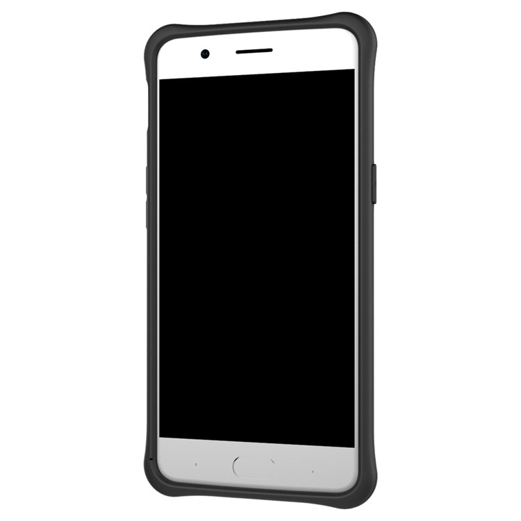 360-Degree Rotary Kickstand Armor PC + TPU Hybrid Case for OnePlus 5 - Grey-12