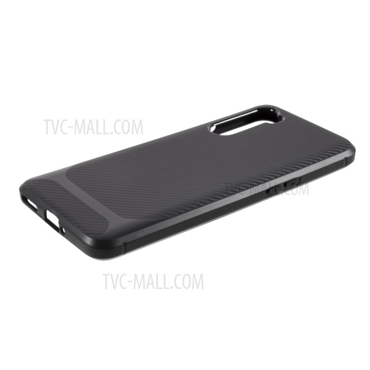 Carbon Fiber Texture TPU Case for OnePlus Nord - Black-5