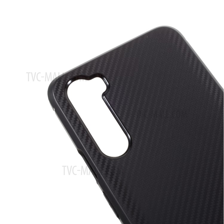 Carbon Fiber Texture TPU Case for OnePlus Nord - Black-8