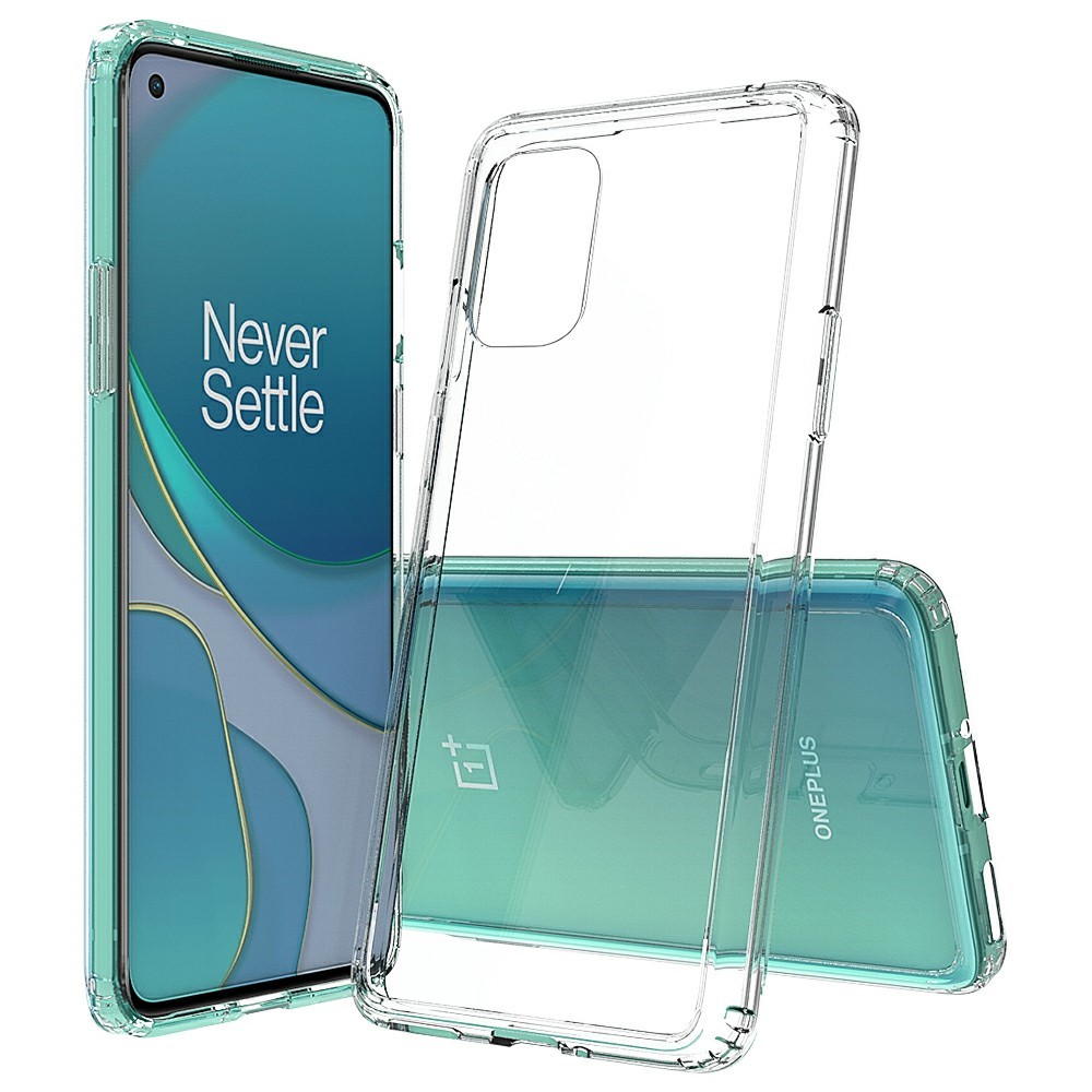 Clear Transparent Anti-scratch Acrylic + TPU Back Hybrid Cell Shell for OnePlus 8T-1