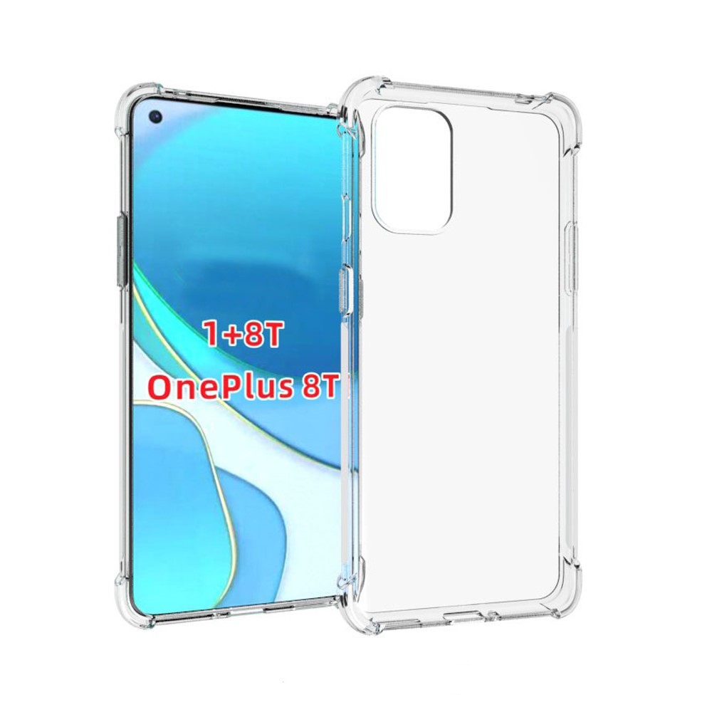 Drop-resistant Clear TPU Cell Phone Case for OnePlus 8T-1