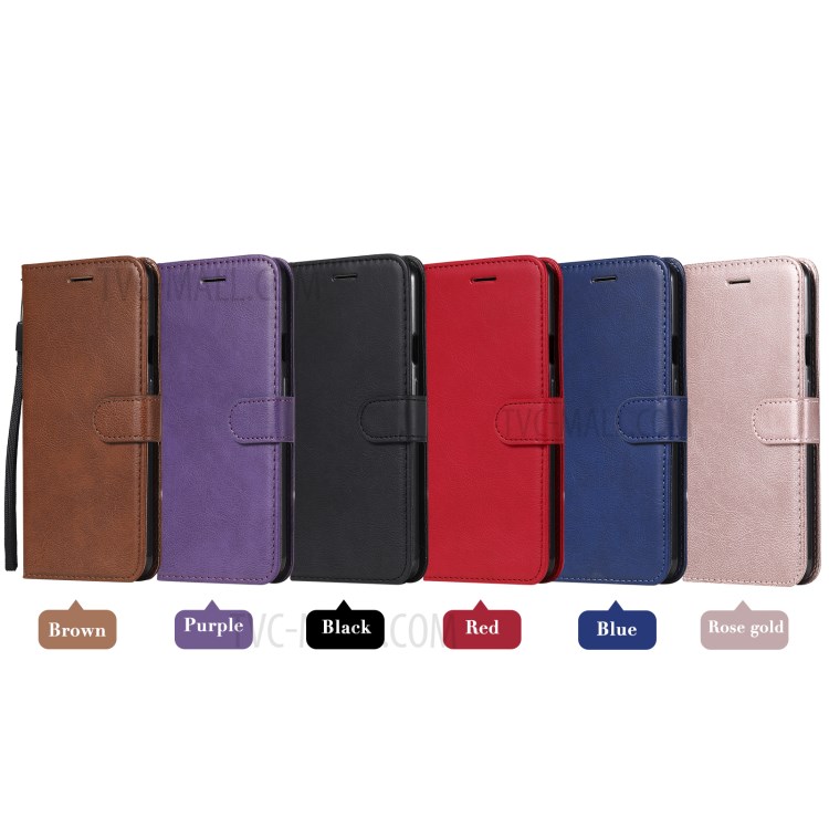 PU Leather Wallet Stand Case with Lanyard for OnePlus Nord - Black-11