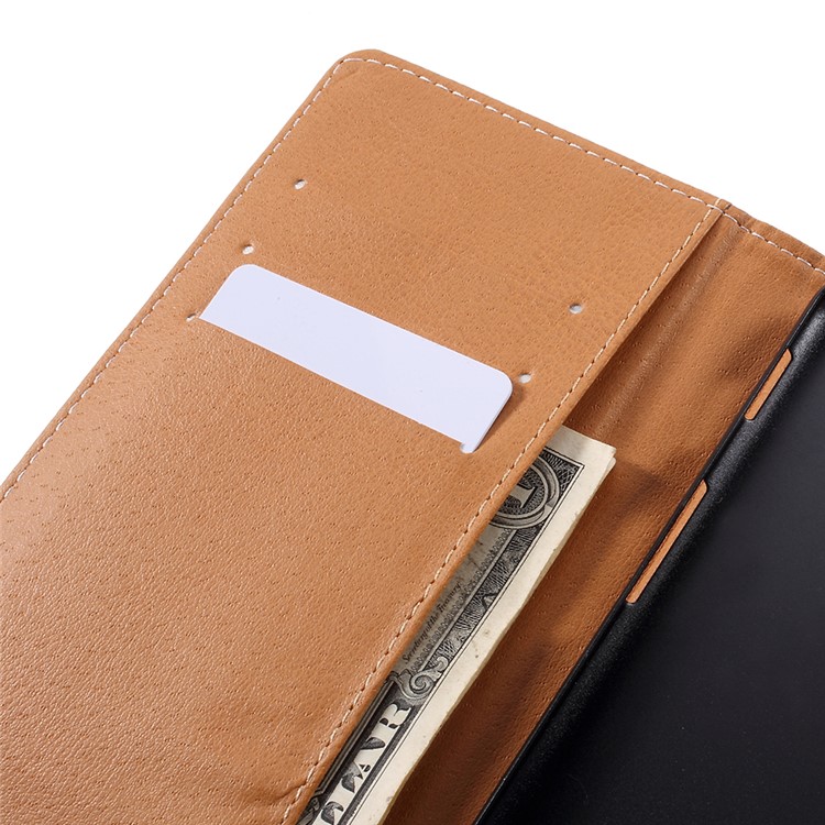 Pattern Printing Leather Wallet Case for OnePlus 5 - Wolf-10