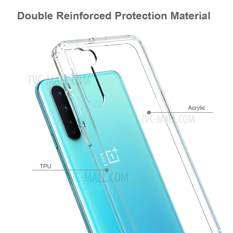 Anti-Scratch-Acryl + TPU-Hybrid-Fall Ultraklar Für Einplus Nord - Transparent-3